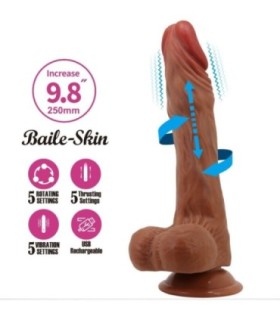 BAILE - CALISTO DILDO REALÍSTICO 25 CM NATURAL