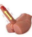 XISE - PEEL DILDO ASS MASTURBADOR DILDO REALÍSTICO POSICIÓN FRONTAL CON THRUSTING 17,5 CM