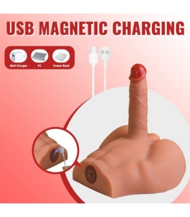 XISE - PEEL DILDO ASS MASTURBADOR DILDO REALÍSTICO POSICIÓN FRONTAL CON THRUSTING 17,5 CM