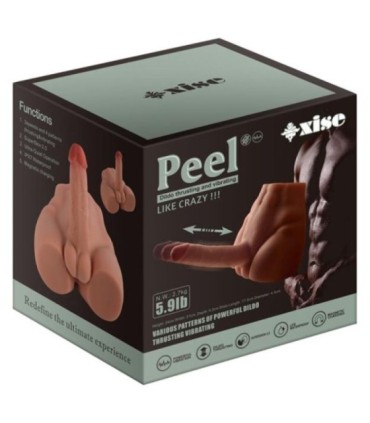 XISE - PEEL DILDO ASS MASTURBADOR DILDO REALÍSTICO POSICIÓN FRONTAL CON THRUSTING 17,5 CM