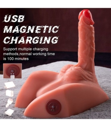 XISE - MICHAEL MASTURBADOR DILDO Y ANO REALÍSTICO CON THRUSTING 15 CM