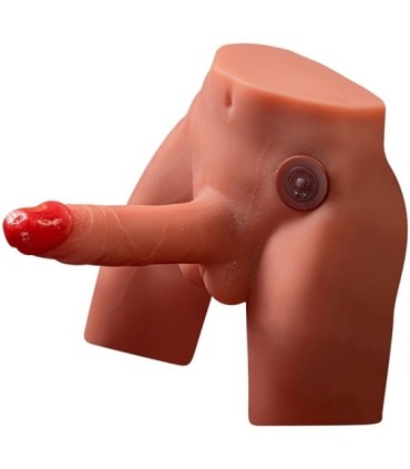 XISE - JASON MASTURBADOR DILDO REALÍSTICO CON THRUSTING Y VIBRACIÓN 17 CM