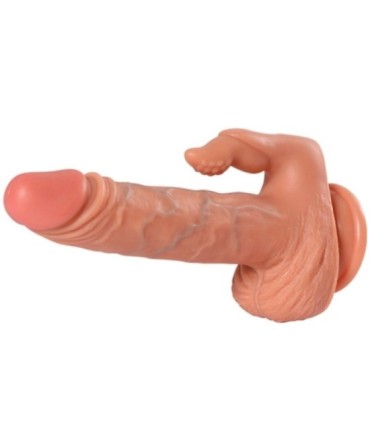 SHEQU - JULIAN DILDO Y ESTIMULADOR DE CLÍTORIS CON VIBRACIÓN Y CONTROL REMOTO 16 CM
