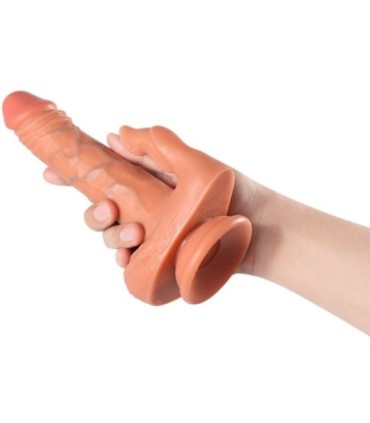 SHEQU - JULIAN DILDO Y ESTIMULADOR DE CLÍTORIS CON VIBRACIÓN Y CONTROL REMOTO 16 CM
