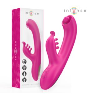 INTENSE - CHRISTINA VIBRADOR MULTIFUNCIÓN RABBIT 22.5 CM ROSA