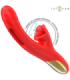 INTENSE - JESSICA VIBRADOR MULTIFUNCIÓN ESTIMULACIÓN CLÍTORIS 24.8 CM ROJO