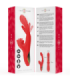 INTENSE - JESSICA VIBRADOR MULTIFUNCIÓN ESTIMULACIÓN CLÍTORIS 24.8 CM ROJO