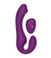 XOCOON - STRAPLESS STRAP-ON VIBRADOR 2 EN 1 CON CONTROL REMOTO MORADO