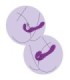 XOCOON - STRAPLESS STRAP-ON VIBRADOR 2 EN 1 CON CONTROL REMOTO MORADO