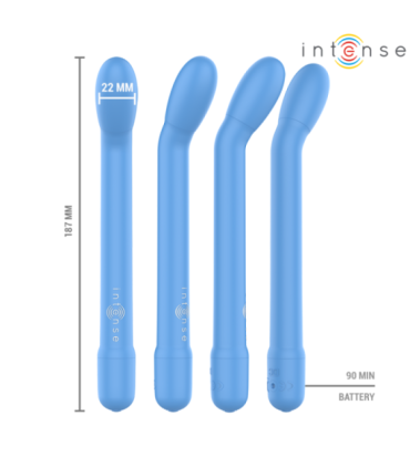 INTENSE - KARLIE ESTIMULADOR PUNTO-G RECARGABLE AZUL