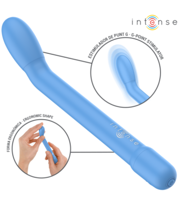 INTENSE - KARLIE ESTIMULADOR PUNTO-G RECARGABLE AZUL