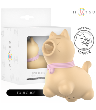 INTENSE - TOULOUSE ESTIMULADOR CON LENGUA ROTATIVA 360º AMARILLO