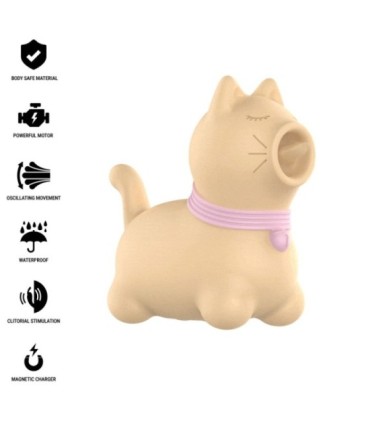 INTENSE - TOULOUSE ESTIMULADOR CON LENGUA ROTATIVA 360º AMARILLO