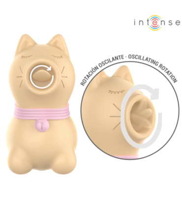INTENSE - TOULOUSE ESTIMULADOR CON LENGUA ROTATIVA 360º AMARILLO