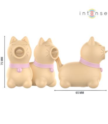 INTENSE - TOULOUSE ESTIMULADOR CON LENGUA ROTATIVA 360º AMARILLO