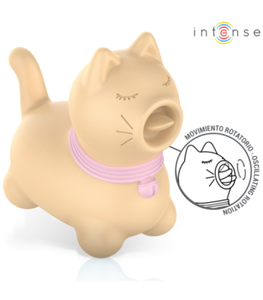 INTENSE - TOULOUSE ESTIMULADOR CON LENGUA ROTATIVA 360º AMARILLO