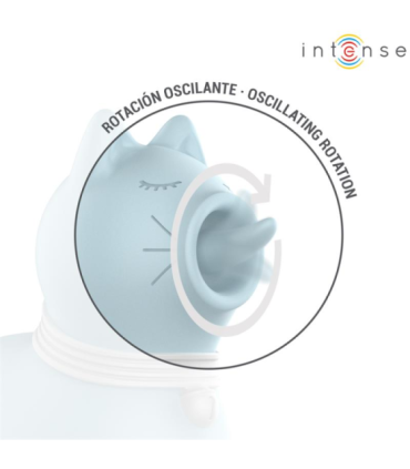 INTENSE - DUCHESS ESTIMULADOR CON LENGUA ROTATIVA 360º AZUL