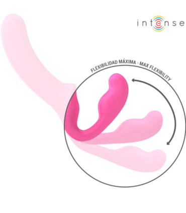 INTENSE - AMY VIBRADOR DOBLE 20 CM ROSA CONTROL REMOTO