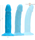 INTENSE - PHOEBE VIBRADOR REALÍSTICO 10 VIBRACIONES AZUL CONTROL REMOTO