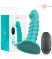 INTENSE - BUFFY VIBRADOR TALLA S DISEÑO EN ESPIRAL 10 VIBRACIONES AZUL CONTROL REMOTO