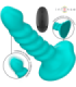 INTENSE - BUFFY VIBRADOR TALLA S DISEÑO EN ESPIRAL 10 VIBRACIONES AZUL CONTROL REMOTO