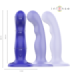 INTENSE - SHORTY VIBRADOR CON VENTOSA AZUL CONTROL REMOTO
