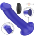 INTENSE - VICTORIA VIBRADOR CON VENTOSA 10 VIBRACIONES AZUL OSCURO CONTROL REMOTO
