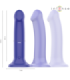 INTENSE - VICTORIA VIBRADOR CON VENTOSA 10 VIBRACIONES AZUL OSCURO CONTROL REMOTO