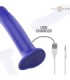 INTENSE - VICTORIA VIBRADOR CON VENTOSA 10 VIBRACIONES AZUL OSCURO CONTROL REMOTO
