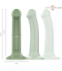 INTENSE - BECCA VIBRADOR CON VENTOSA 10 VIBRACIONES VERDE CONTROL REMOTO