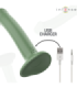 INTENSE - BECCA VIBRADOR CON VENTOSA 10 VIBRACIONES VERDE CONTROL REMOTO