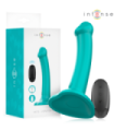 INTENSE - KATIE VIBRADOR CON VENTOSA 10 VIBRACIONES AZUL OSCURO CONTROL REMOTO