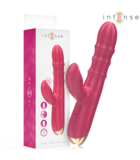 INTENSE - CHLOE VIBRADOR MULTIFUNCIÓN 3 EN 1 ROJO