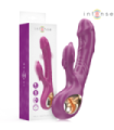 INTENSE - HALLE VIBRADOR MULTIFUNCIÓN CON LENGUA ESTIMULADORA EN FORMA DE DELFÍN MORADO