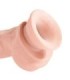 KING COCK - DILDO TRIPLE DENSIDAD 18.4 CM