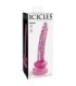 ICICLES - N. 86 DILDO VIDRIO CON VENTOSA