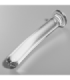 NEBULA SERIES BY IBIZA - MODELO 8 DILDO CRISTAL TRANSPARENTE 14.5 CM -O- 2 CM