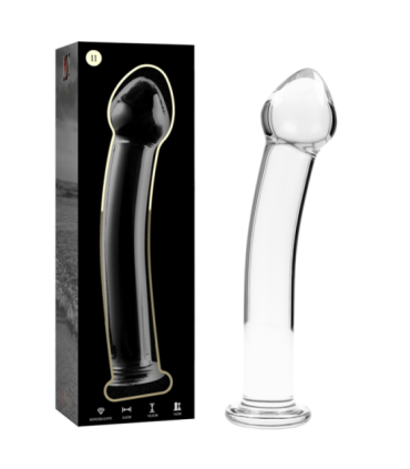 NEBULA SERIES BY IBIZA - MODELO 11 DILDO CRISTAL TRANSPARENTE 16 CM -O- 3 CM