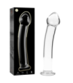 NEBULA SERIES BY IBIZA - MODELO 11 DILDO CRISTAL ROSA 16 CM -O- 3 CM