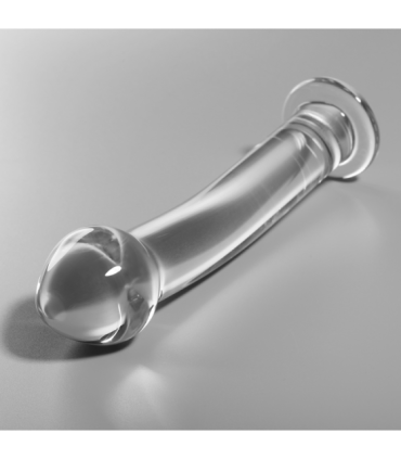 NEBULA SERIES BY IBIZA - MODELO 11 DILDO CRISTAL TRANSPARENTE 16 CM -O- 3 CM