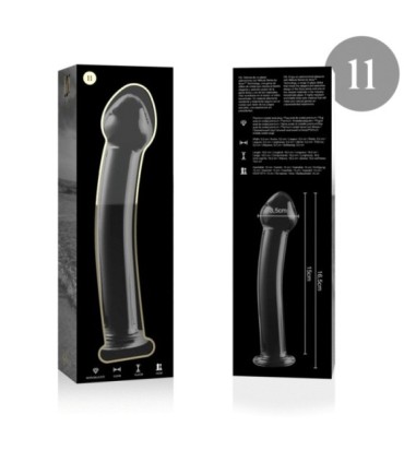 NEBULA SERIES BY IBIZA - MODELO 11 DILDO CRISTAL TRANSPARENTE 16 CM -O- 3 CM