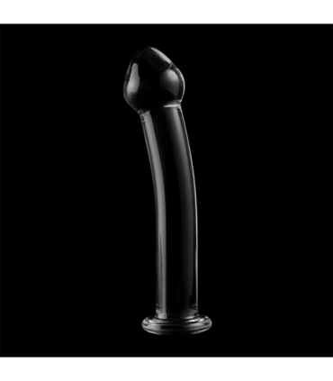 NEBULA SERIES BY IBIZA - MODELO 11 DILDO CRISTAL TRANSPARENTE 16 CM -O- 3 CM