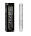 NEBULA SERIES BY IBIZA - MODELO 15 DILDO CRISTAL ROSA 18.5 CM -O- 3 CM
