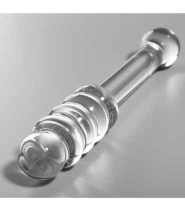 NEBULA SERIES BY IBIZA - MODELO 20 DILDO CRISTAL TRANSPARENTE 20.5 CM -O- 3 CM