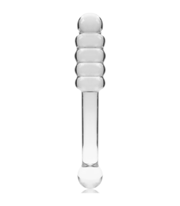 NEBULA SERIES BY IBIZA - MODELO 20 DILDO CRISTAL TRANSPARENTE 20.5 CM -O- 3 CM