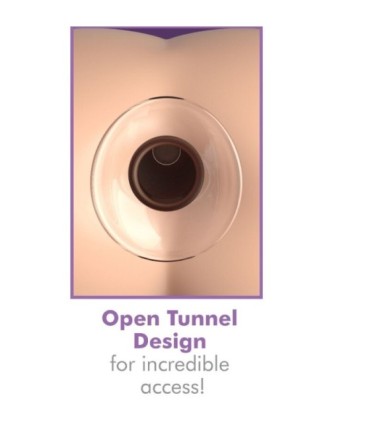 ANAL FANTASY ELITE COLLECTION - DILATADOR ANAL GAPER PARA PRINCIPIANTES CRISTAL TALLA S