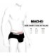 MACHO - MS24R CALZONCILLO BRIEF DARK ROJO S