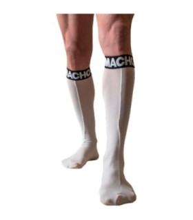 MACHO - CALCETINES FINOS BLANCO TALLA ÚNICA