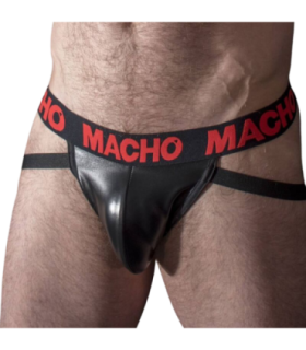 MACHO - MX25RC JOCK CUERO ROJO S
