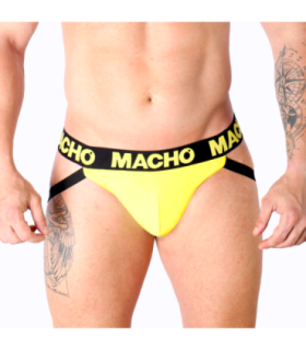 MACHO - MX25A JOCK AMARILLO LYCRA M